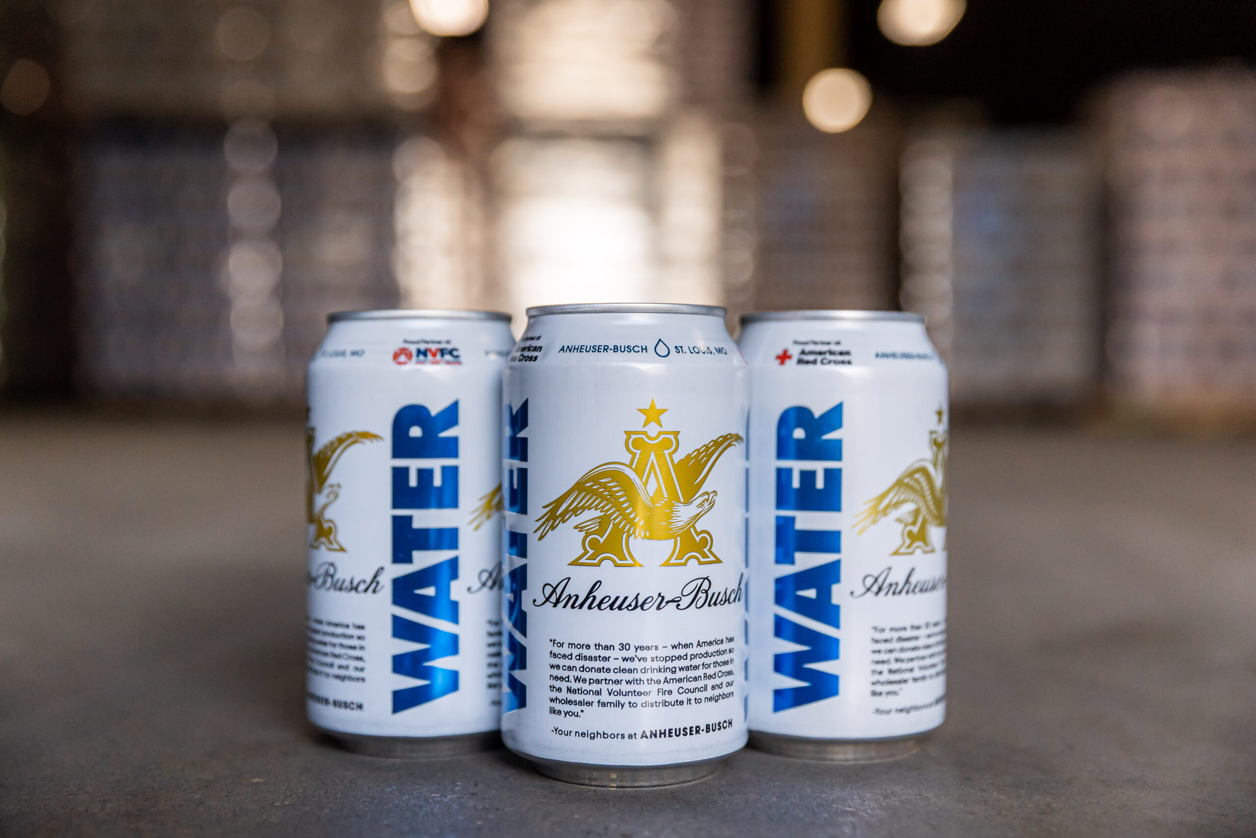 AnheuserBusch Emergency Drinking Water for Wildland Firefighters