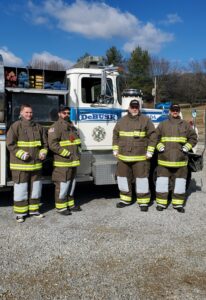 Globe gear recipient Debusk Volunteer Fire Department